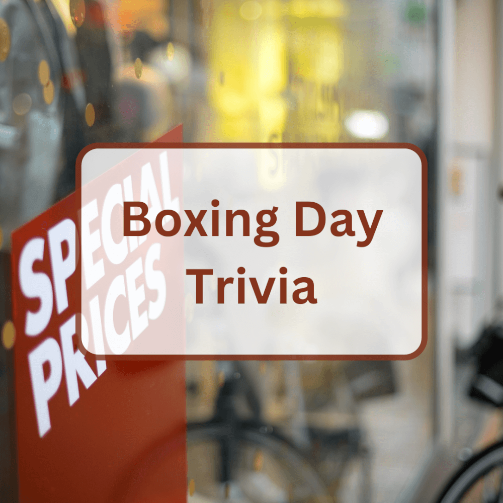 Boxing Day Trivia