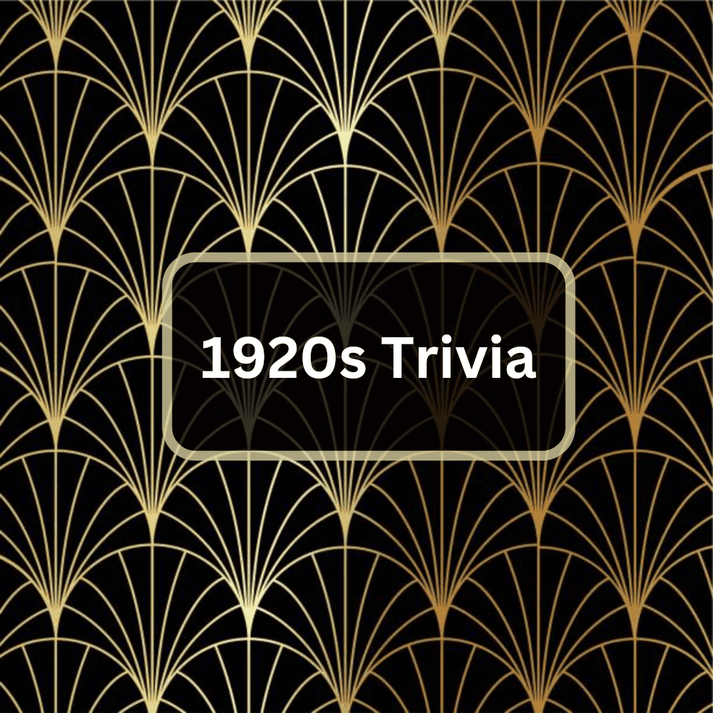 Featured image for 1920s Trivia