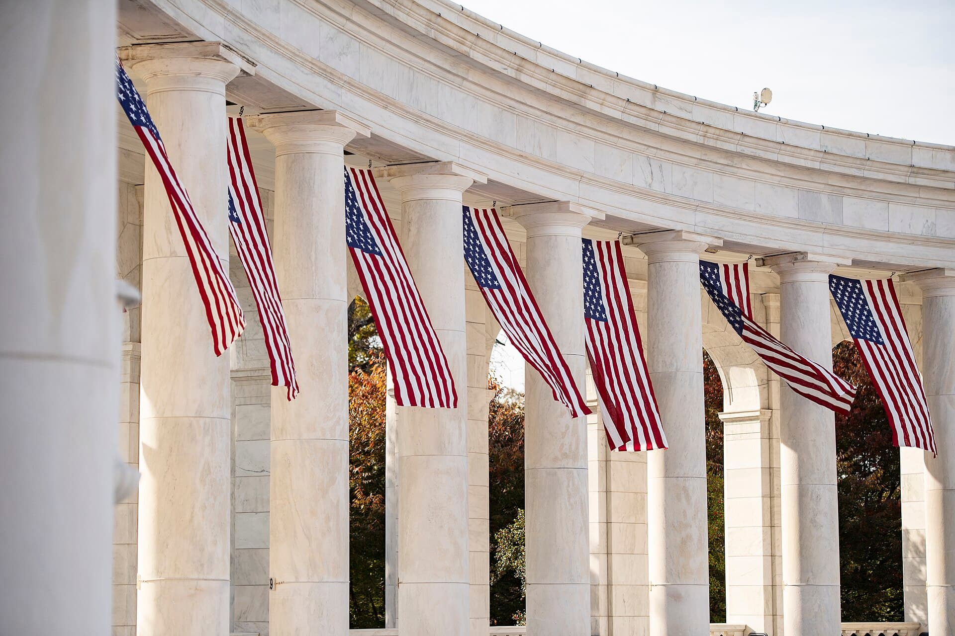Featured Image of Veterans Day Trivia. Credit: Arlington National Cemetery, Public domain , via Wikimedia Commons