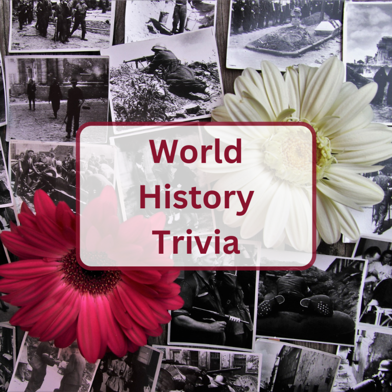 Featured Image of World History Trivia.
