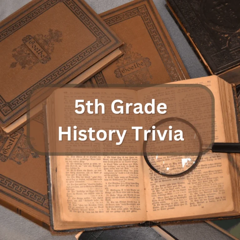 5th grade history trivia
